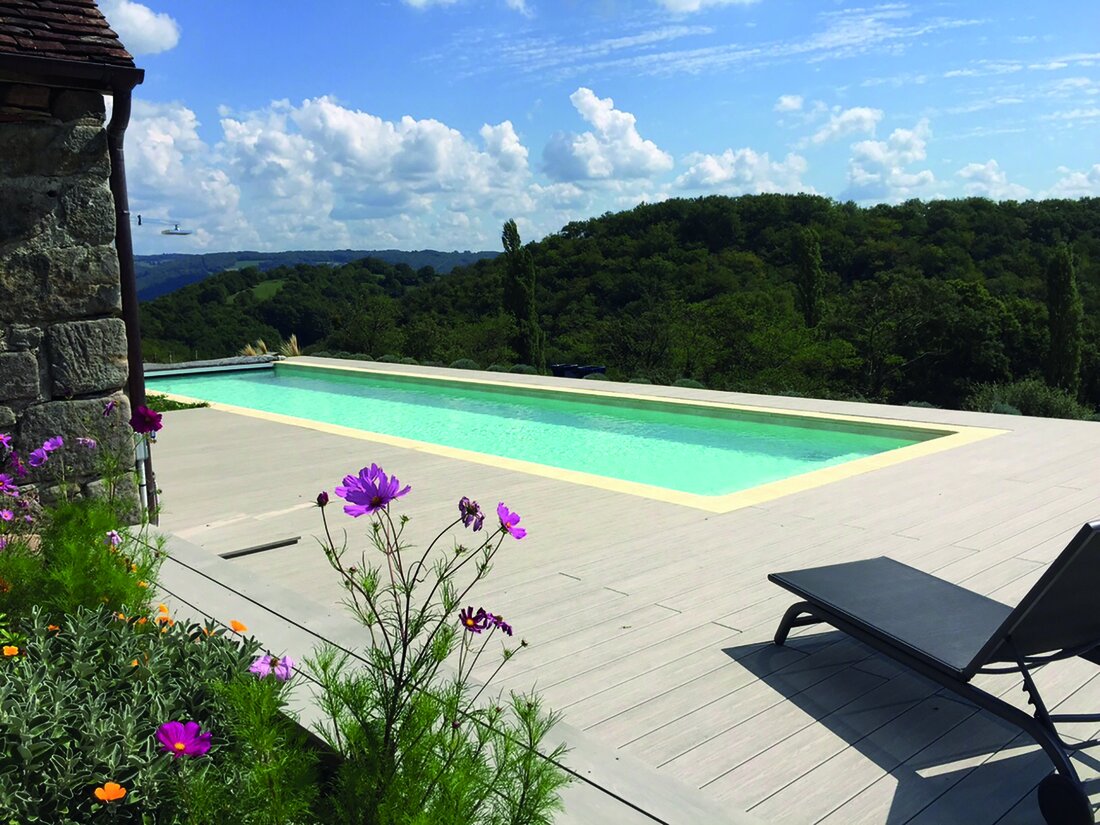 Farbspiel Terrasse