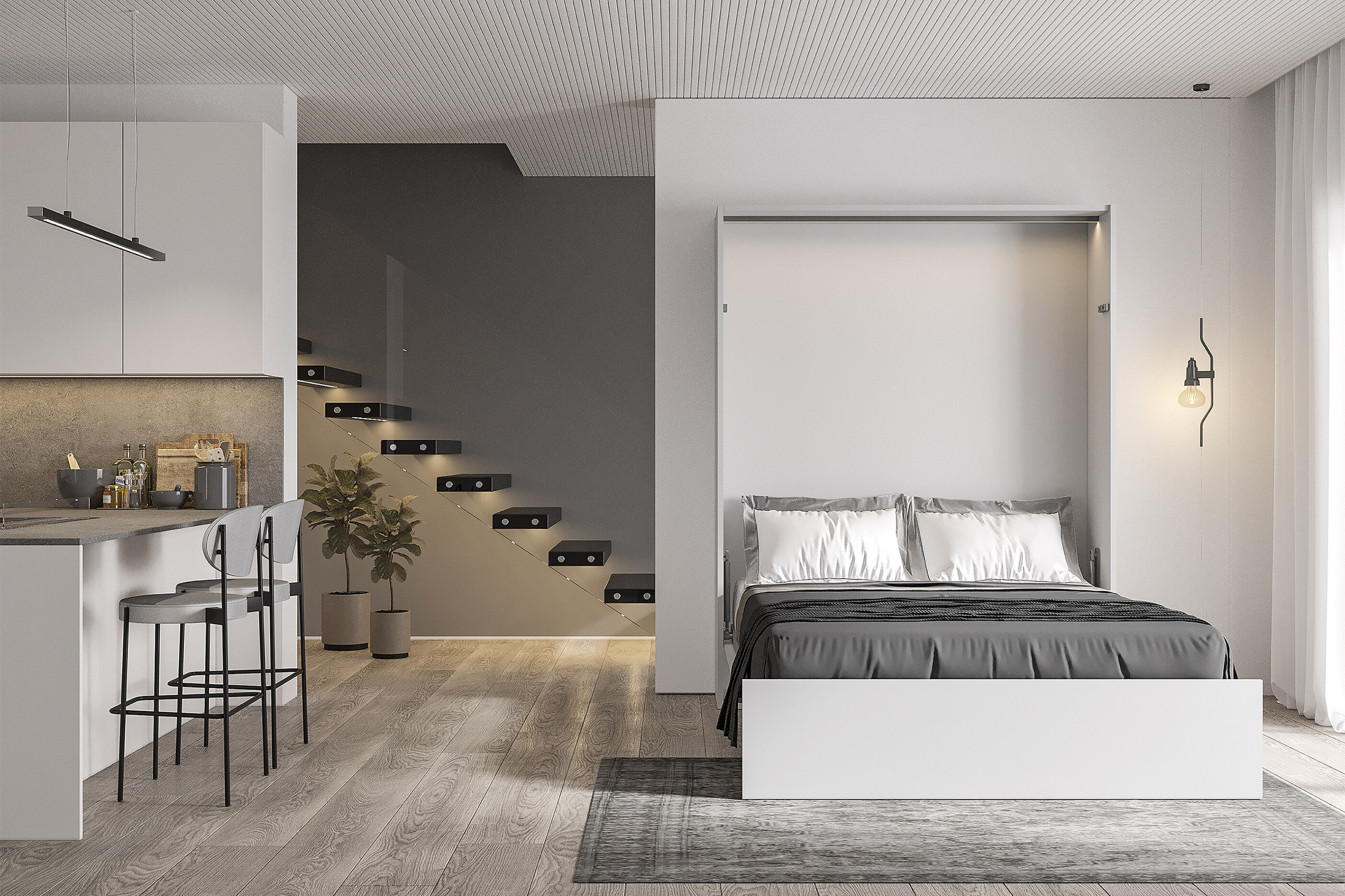 Schlafen auf kleinem Raum