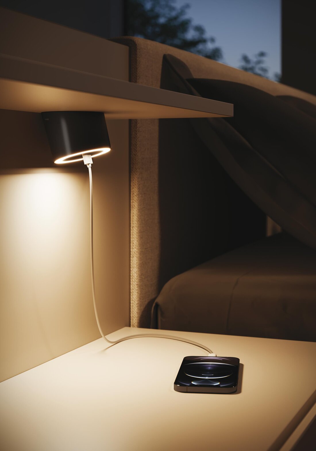 Illuminazione comodino