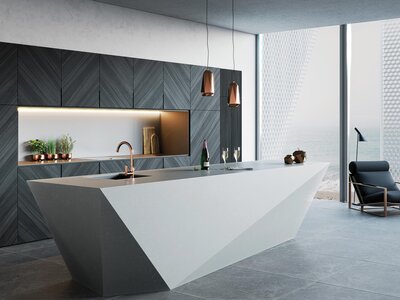 Küche mit Kochinsel