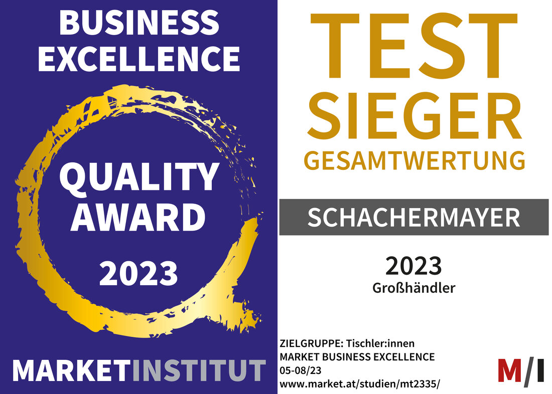 Testsieger 2023 | Tischler geben Bestnoten