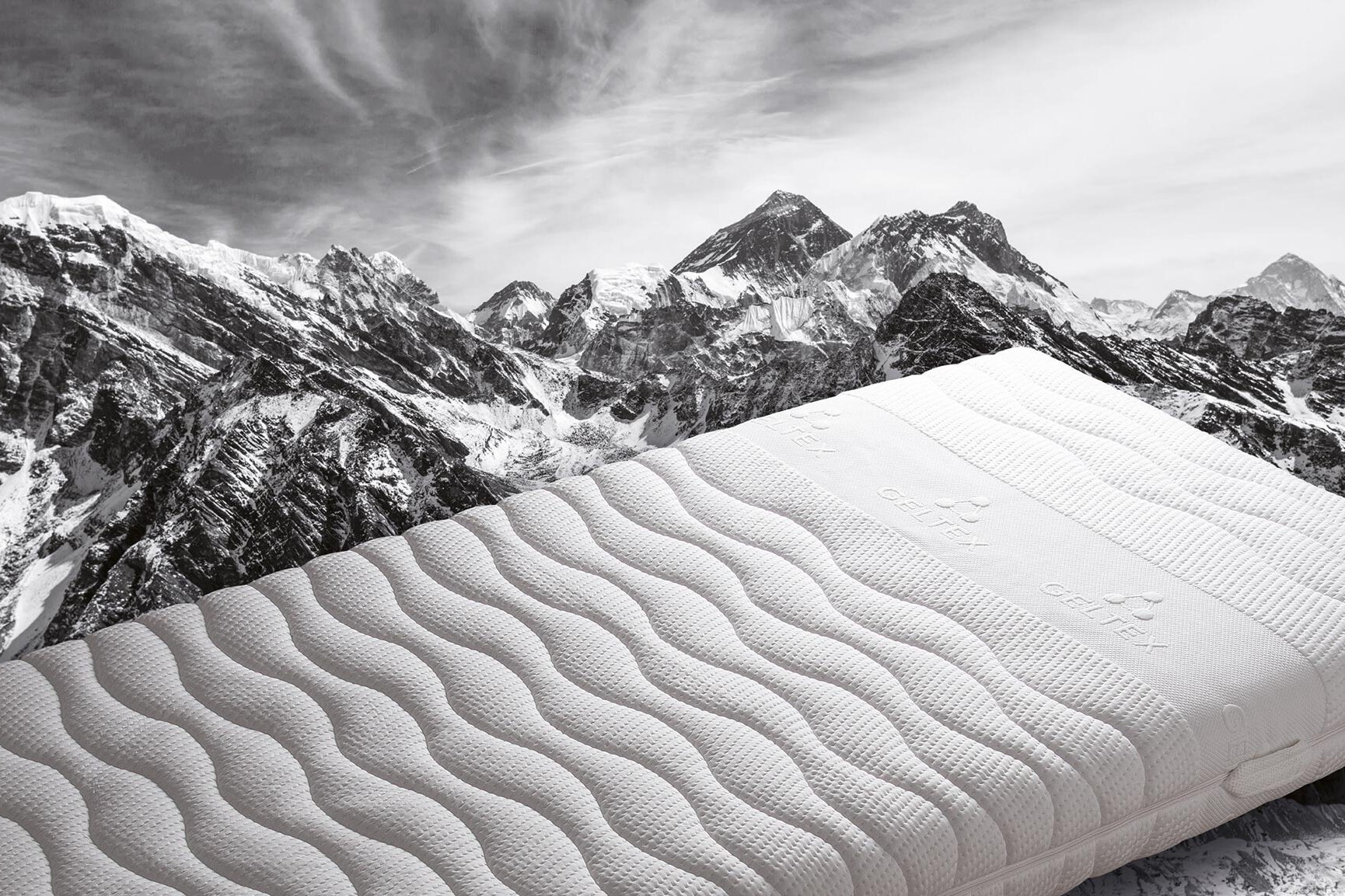 Matratze vor Berg