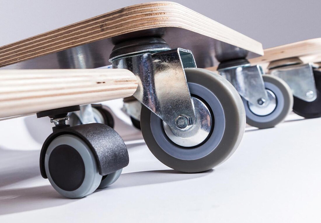 Holz auf Rollen