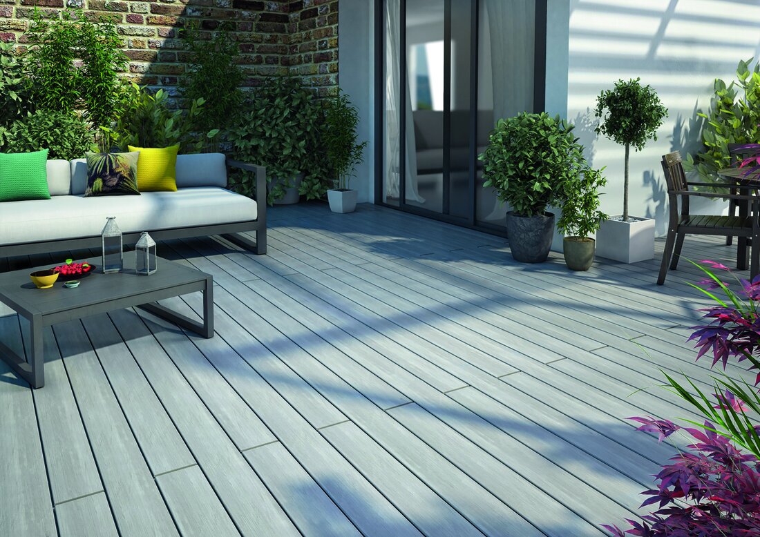 Farbspiel Terrasse